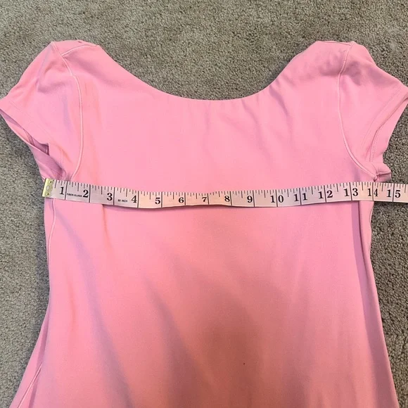 Aerie Offline Pink Activewear Mini Dress Built In Shorts Open Back Pickleball M - Picture 6 of 9